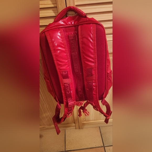 Calpak - Terra Laptop Backpack In Red. - Picture 2 of 7